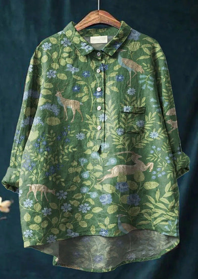 MILOU® | BLOUSE CLASSIQUE À FLEURS