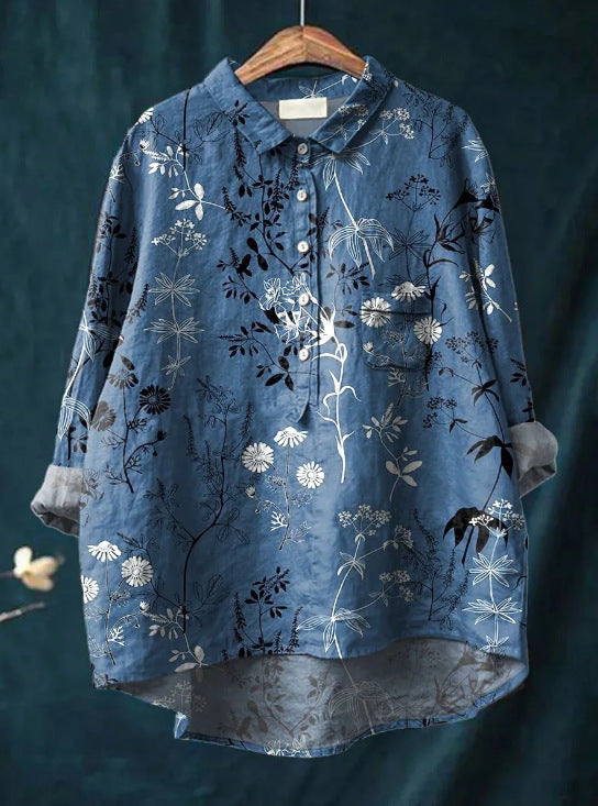 MILOU® | BLOUSE CLASSIQUE À FLEURS
