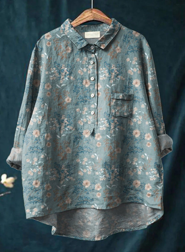 MILOU® | BLOUSE CLASSIQUE À FLEURS