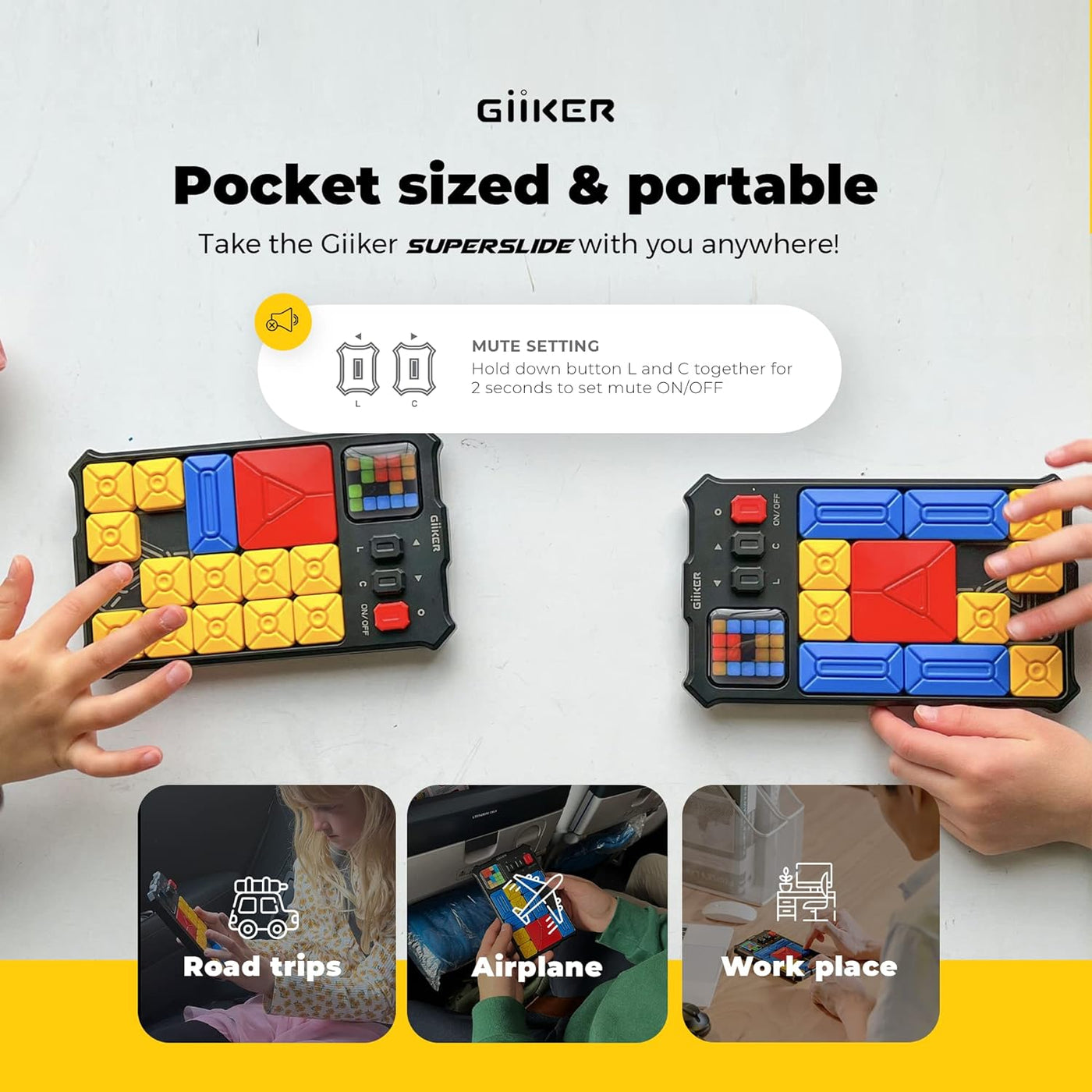 SLIIDER : Casse-tête Super Slide avec Sac de Voyage